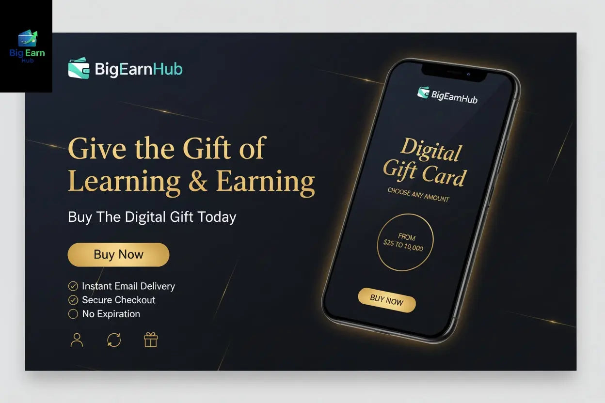 BigEarnHub Digital Gift Card – Instant Global Delivery BigEarnHub
