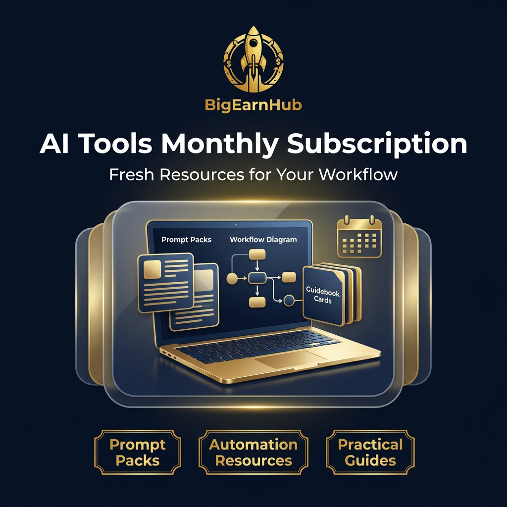 BigEarnHub AI Tools Monthly Subscription ΰ¦ΰ¦ΰ¦Ύΰ¦°