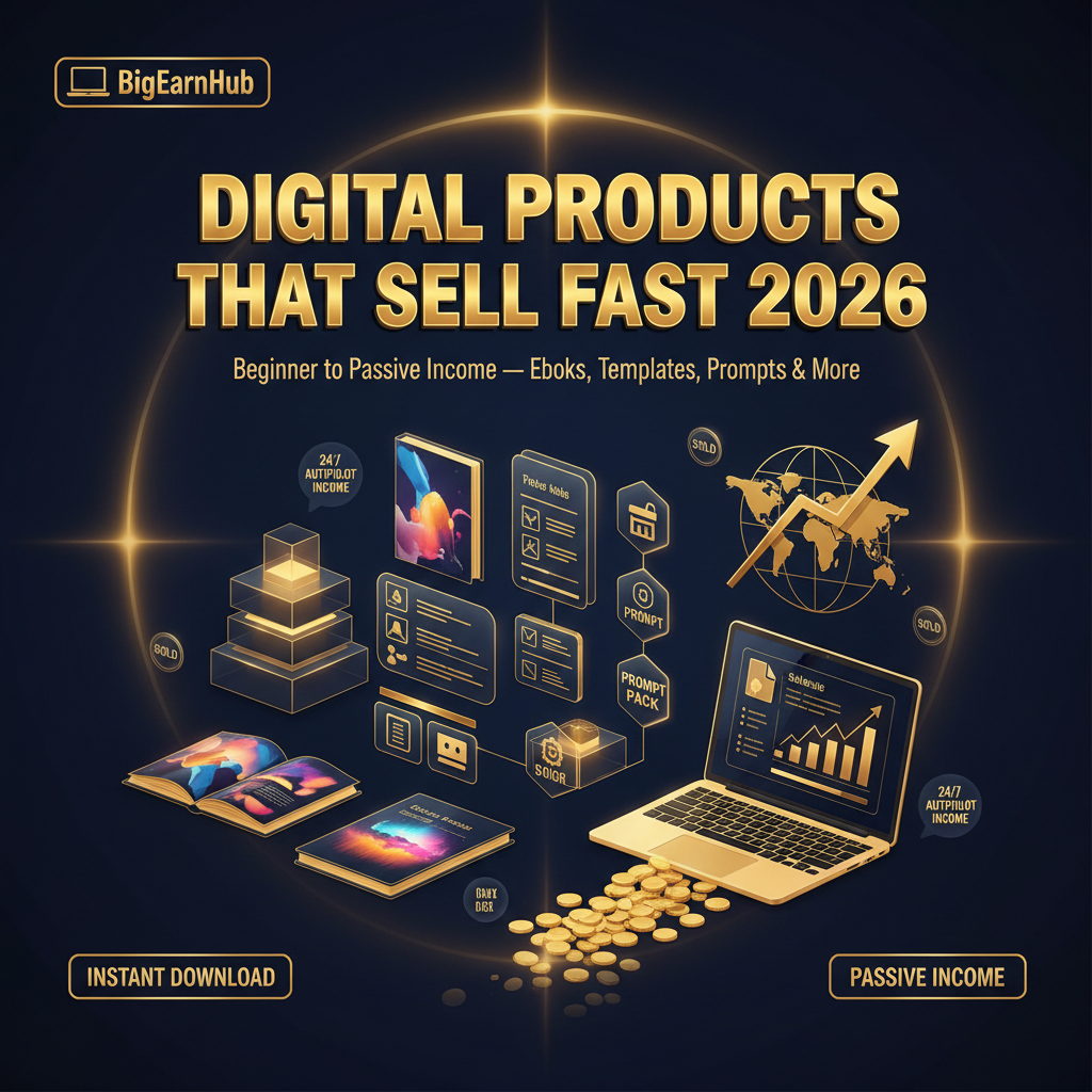 Digital Products That Sell Fast 2026