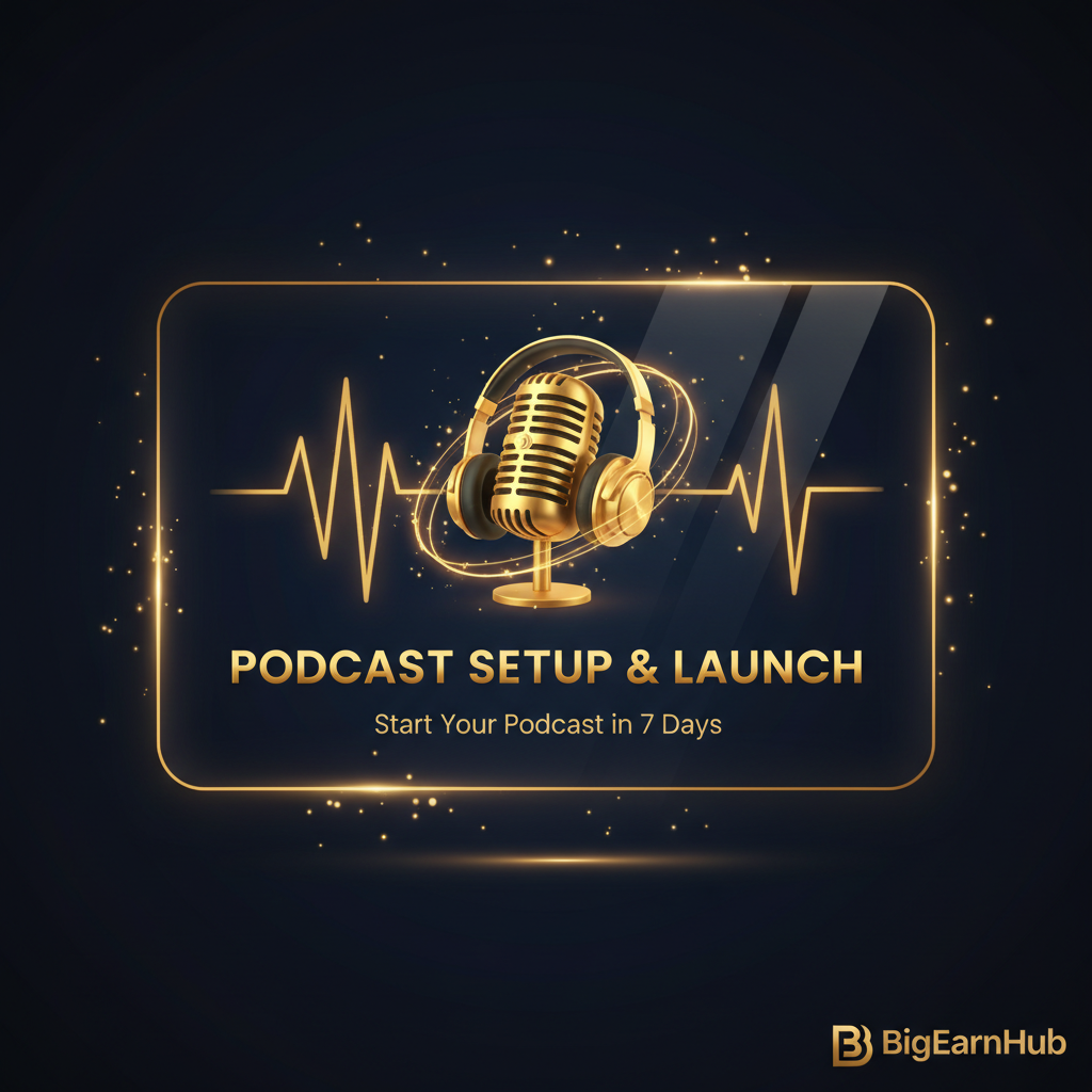 Podcast Setup & Launch Service — Start in 7 Days — BigEarnHub