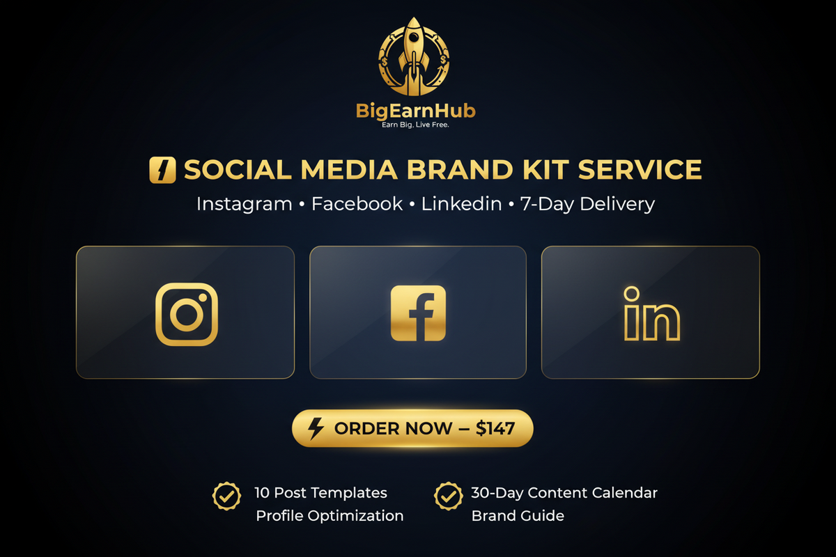 π± Social Media Brand Kit Service β Done For You | 7-Day Delivery