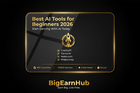 Best AI Tools for Beginners 2026 — Start Earning With AI Today