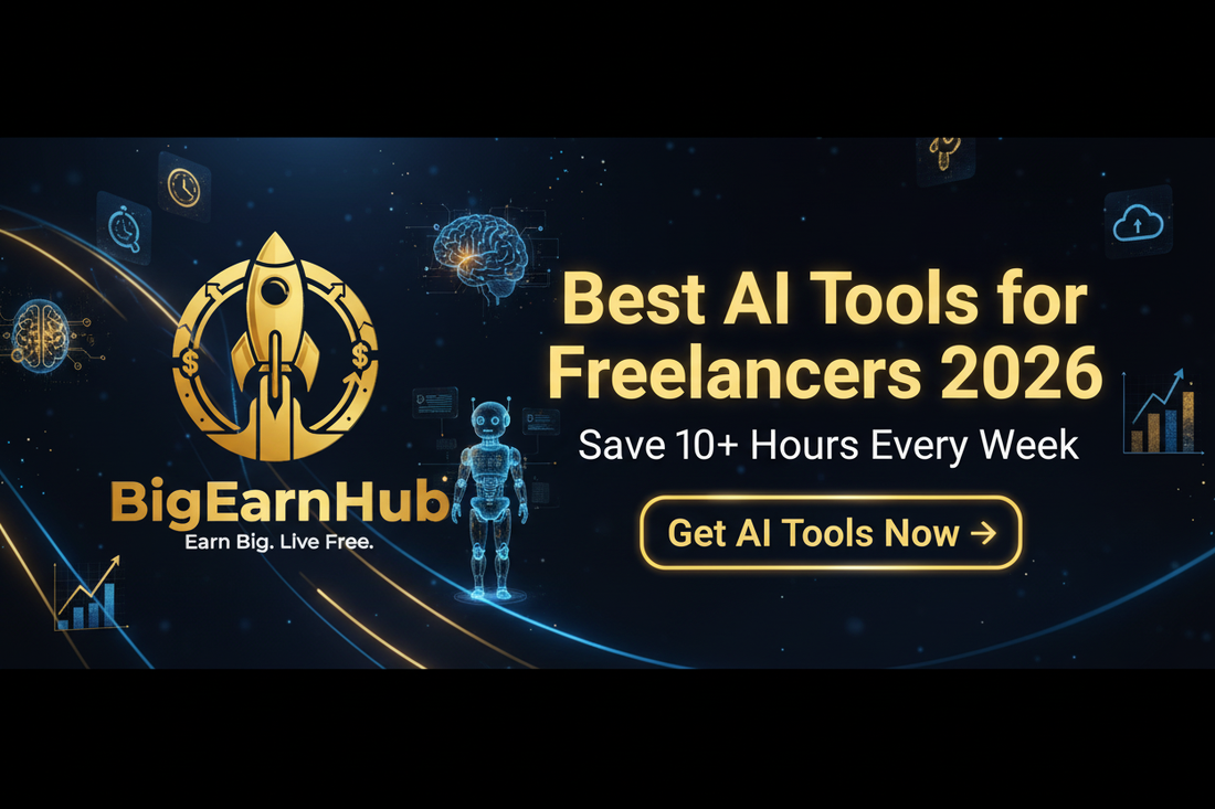 BigEarnHub — Earn Big. Live Free. Best AI Tools for Freelancers 2026