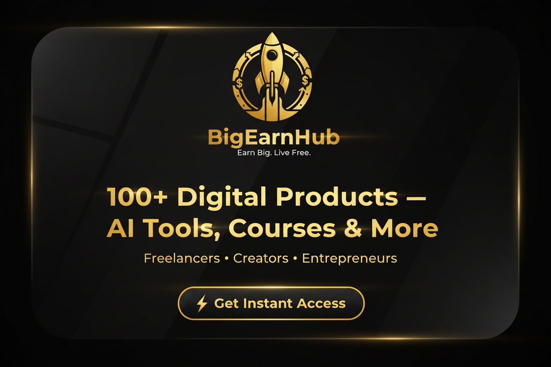 🚀 BigEarnHub — 100+ Digital Products & Global Online Business Resources 2026