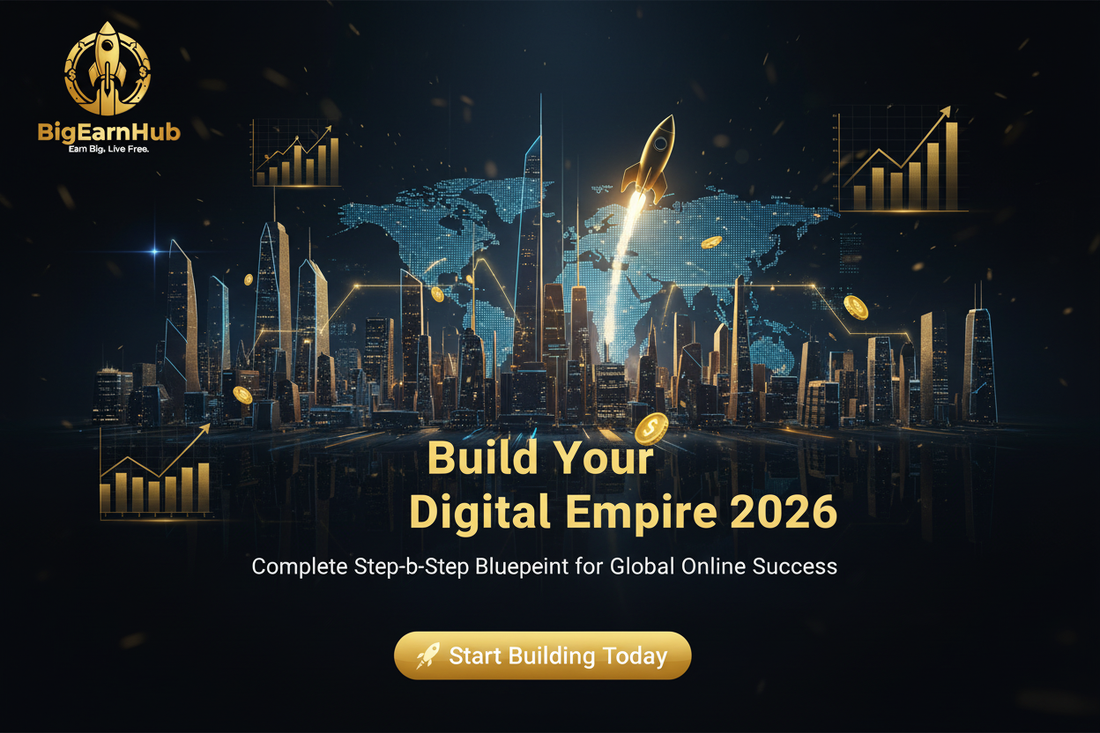 BigEarnHub — Earn Big. Live Free. Build Your Digital Empire 2026