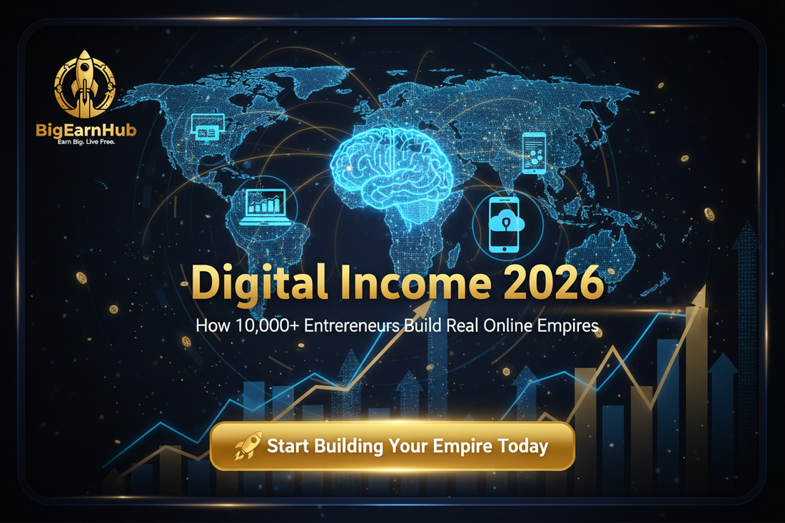 BigEarnHub — Earn Big. Live Free. How to Earn Online With Digital Products 2026