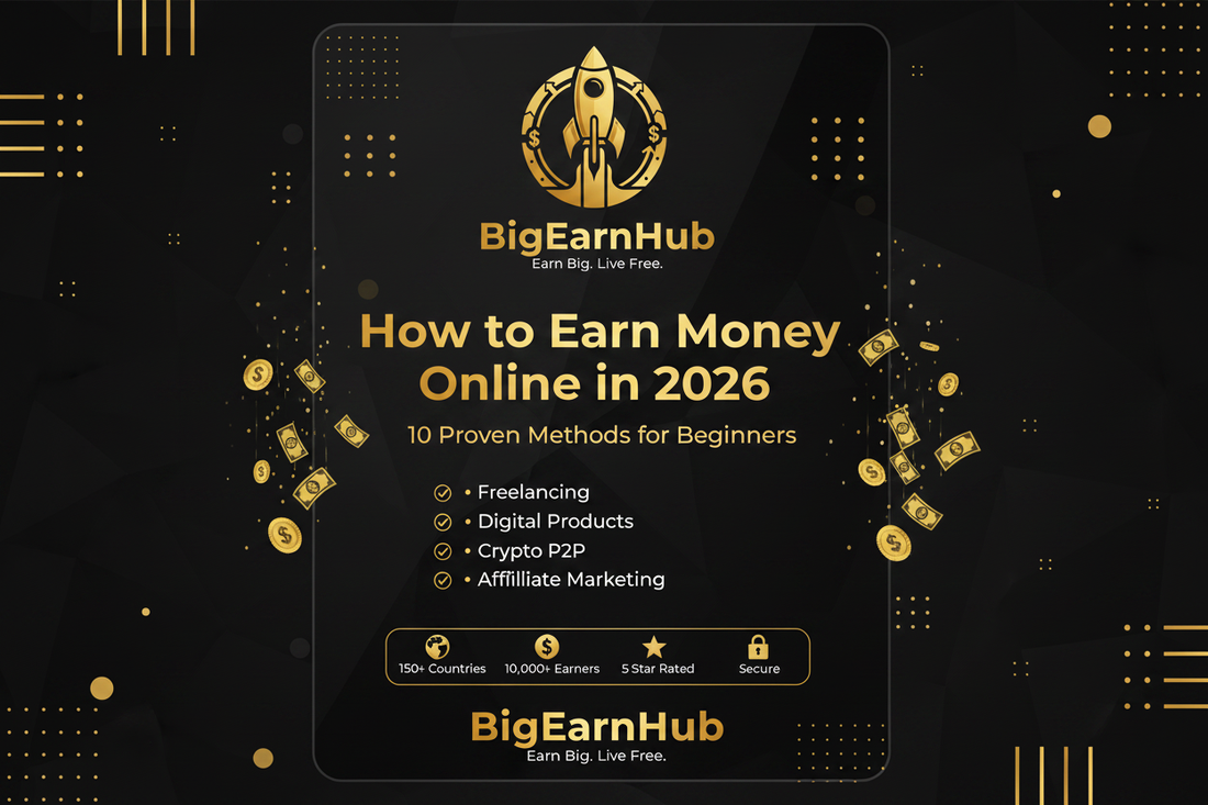 💻 How to Earn Money Online in 2026 — 10 Beginner-Friendly Online Income Ideas