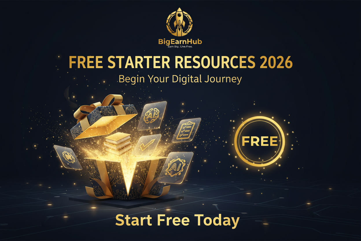 🆓 Free Starter Resources 2026 — Begin Your Digital Journey