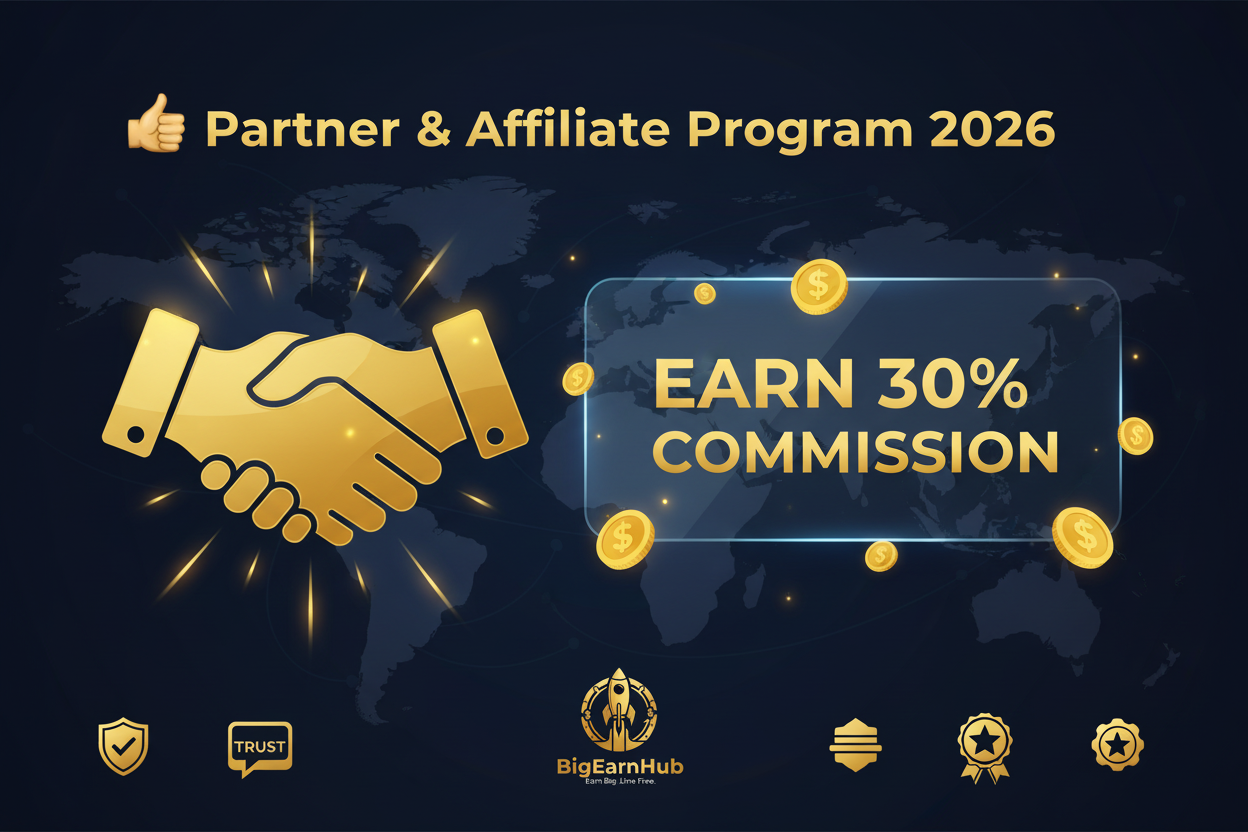 🤝 Partner & Affiliate Program 2026 — Earn 30% Commission
