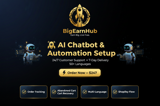 🤖 AI Chatbot & Automation Setup Service — Shopify | 7-Day Delivery