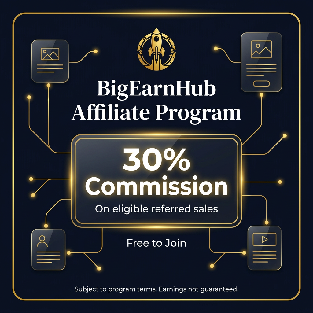 BigEarnHub Affiliate Program কভার