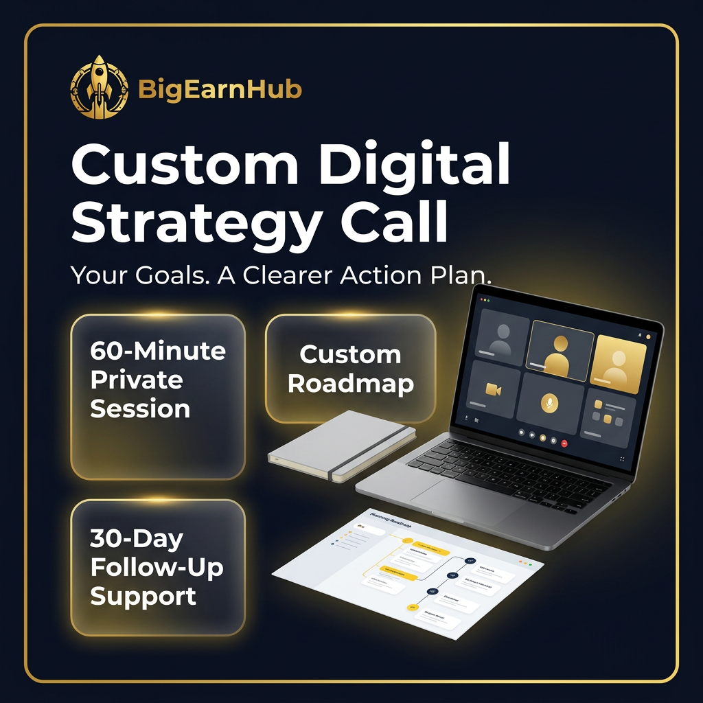 BigEarnHub Custom Digital Strategy Call কভার
