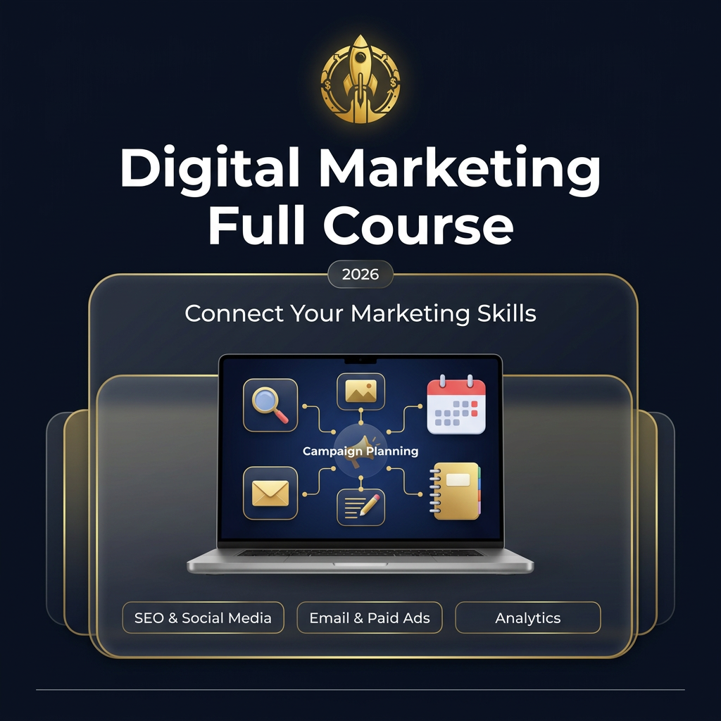 BigEarnHub Digital Marketing Full Course 2026 কভার