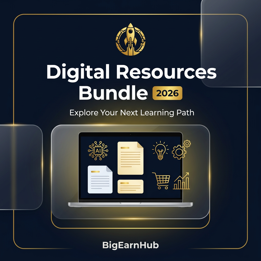 BigEarnHub Digital Resources Bundle 2026 কভার