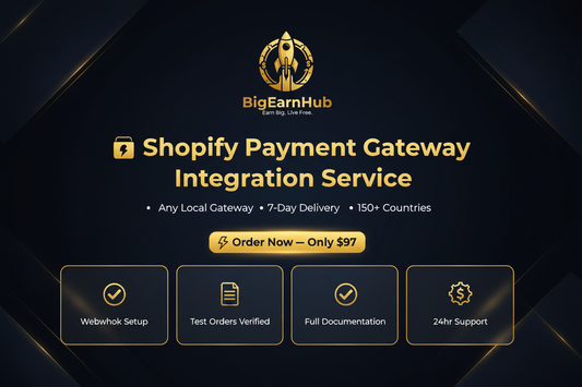 💳 Shopify Payment Gateway Integration Service — Any Local Gateway | 7-Day Delivery