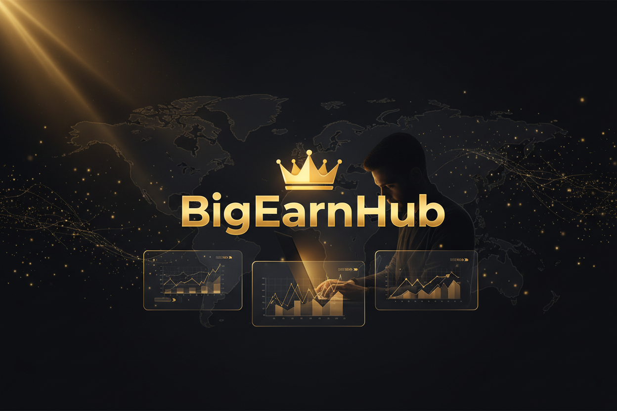 BigEarnHub Premium Hero Banner