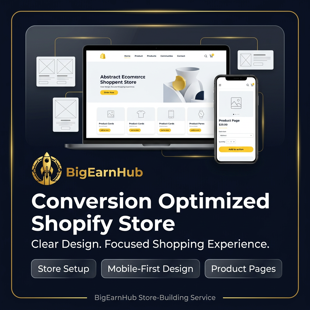 Conversion Optimized Shopify Store কভার