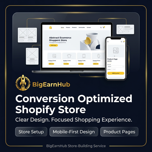 Conversion Optimized Shopify Store কভার