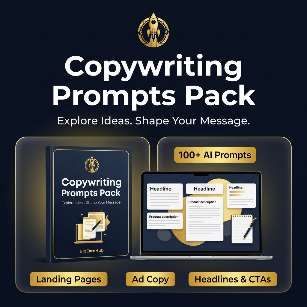 Copywriting Prompts Pack কভার