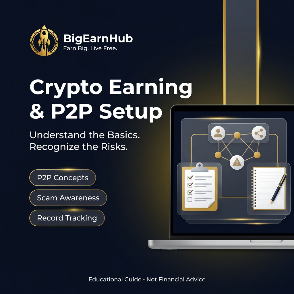 Crypto Earning & P2P Setup কভার