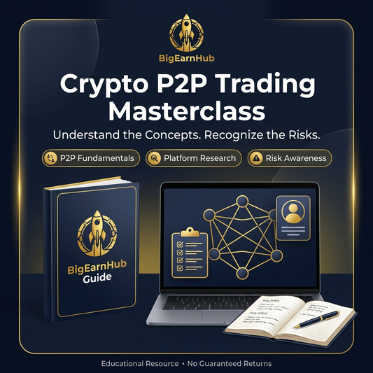 Crypto P2P Trading Masterclass কভার