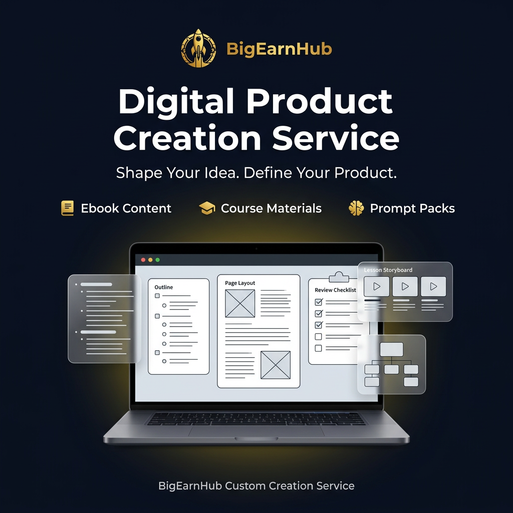 Digital Product Creation Service কভার