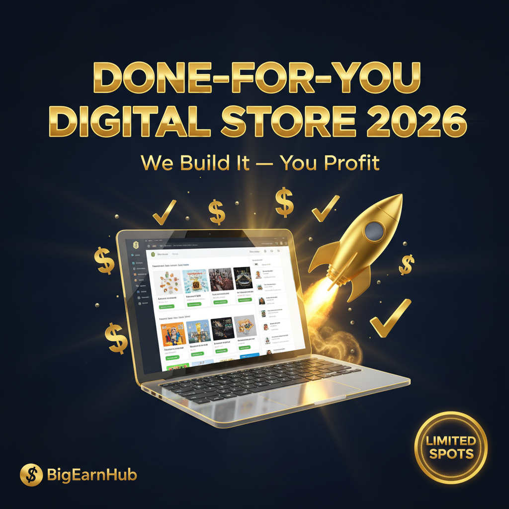 Done-For-You Digital Store 2026