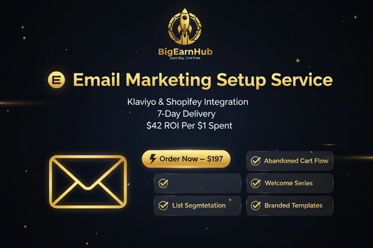 📧 Email Marketing Setup Service — Klaviyo & Shopify | 7-Day Delivery