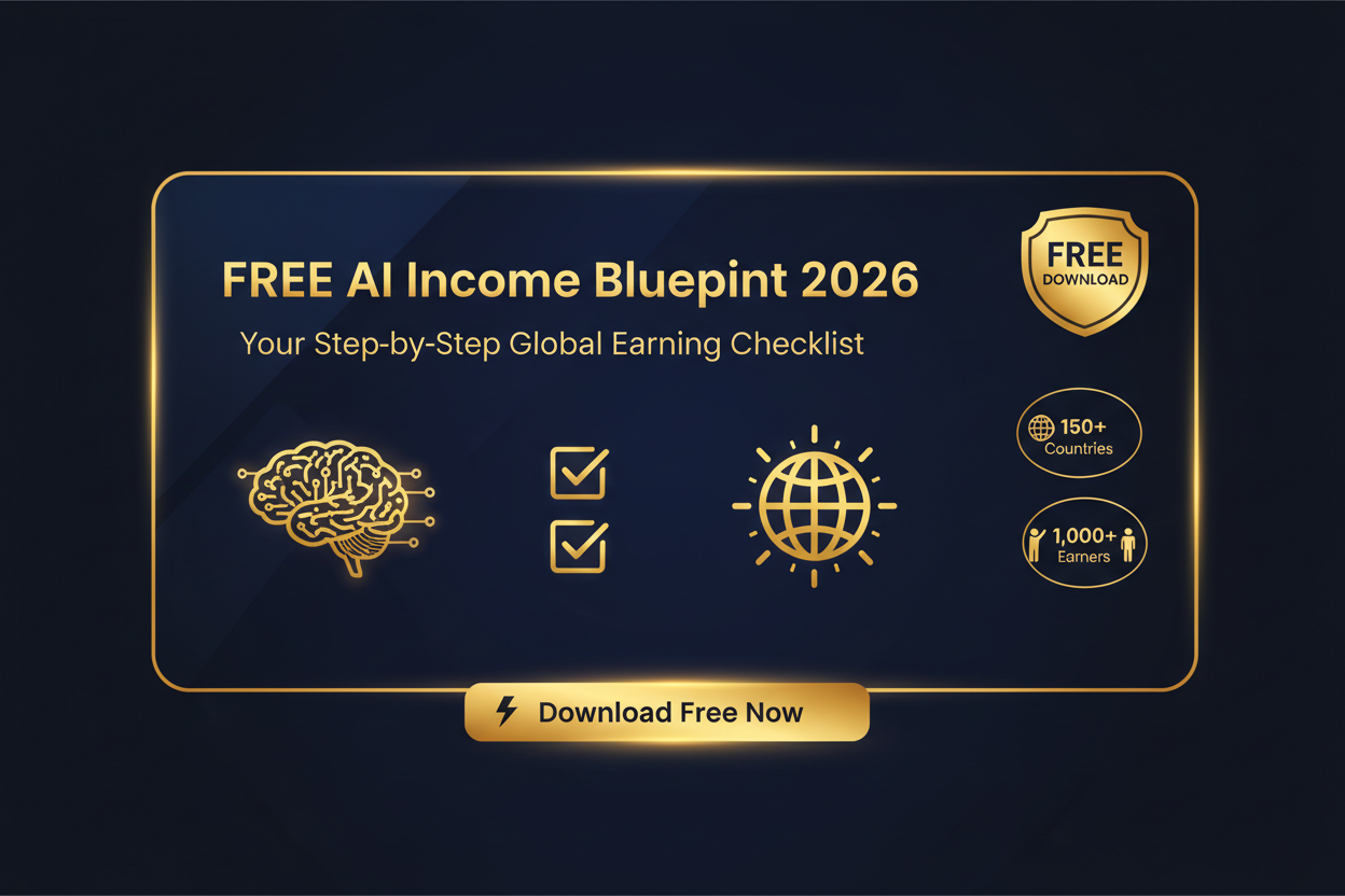 FREE AI Income Blueprint 2026 Banner