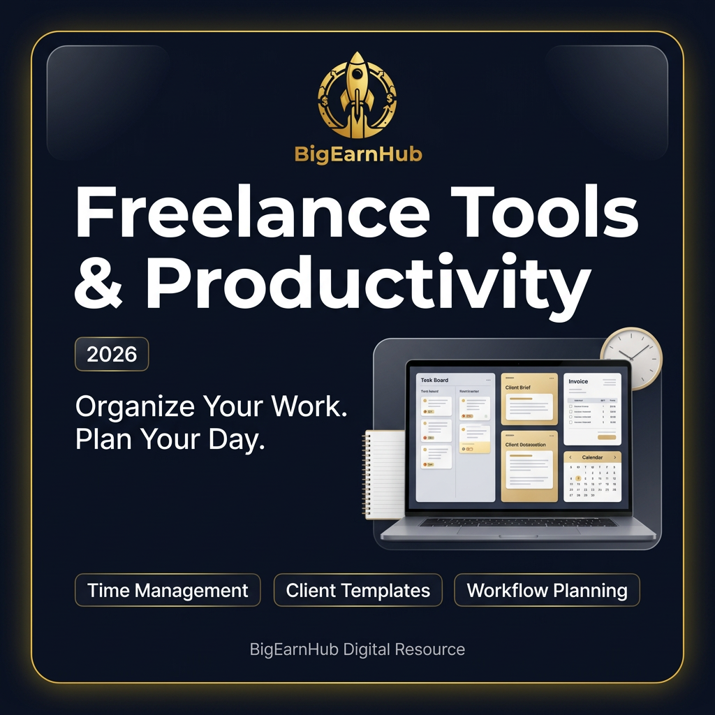 Freelance Tools & Productivity 2026 কভার