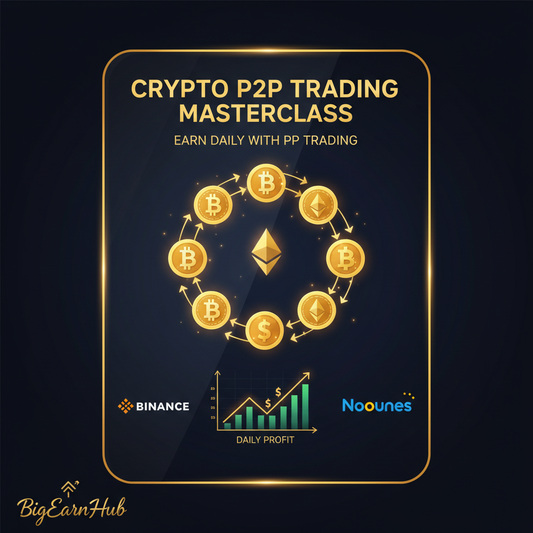 Crypto P2P Trading Masterclass — Earn Daily With P2P Trading — BigEarnHub