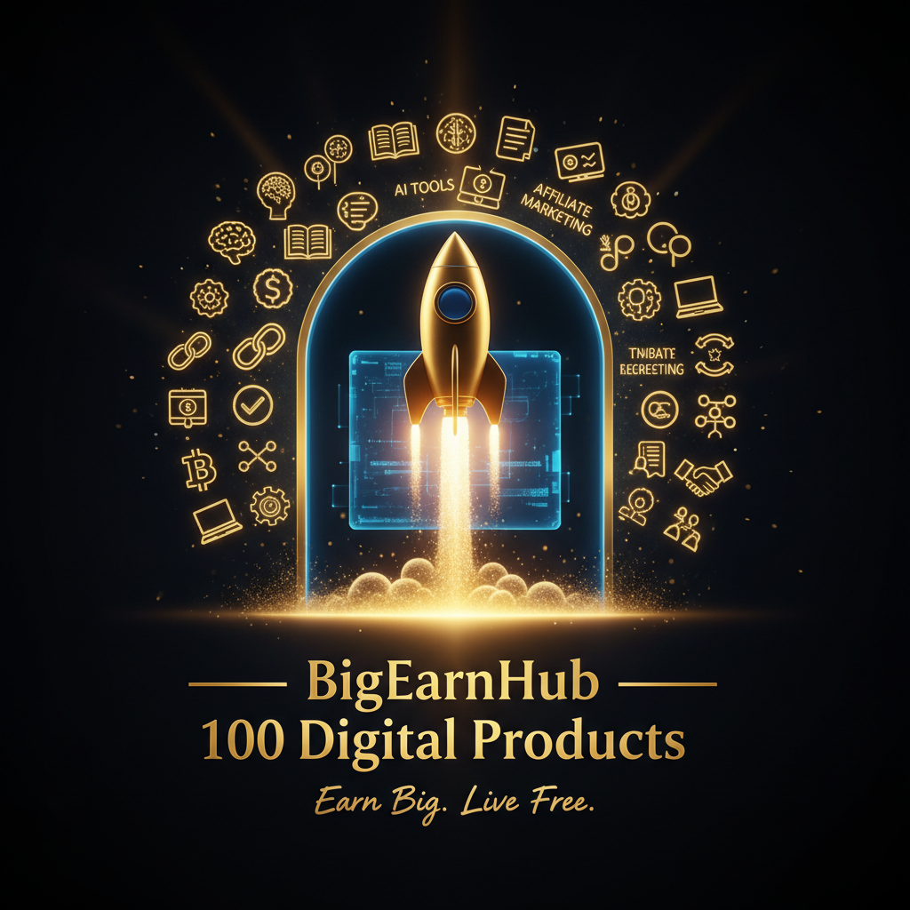 BigEarnHub — 100 Digital Products | AI Tools, Courses & Online Business 2026