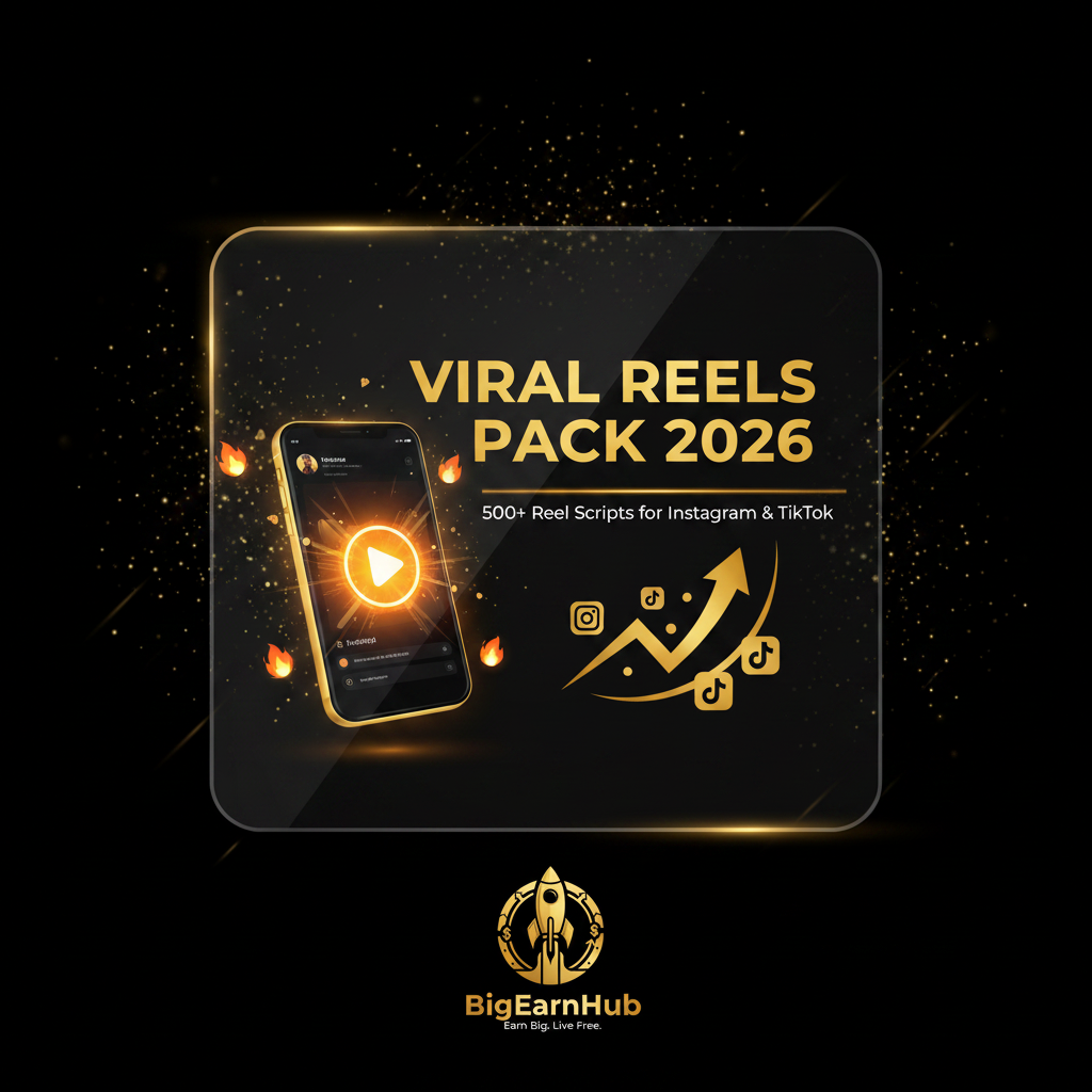 Viral Reels Pack 2026 - 500+ Reel Scripts for Instagram & TikTok