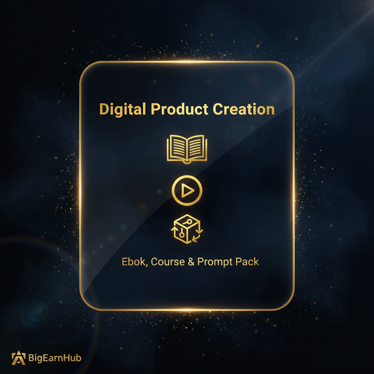 Digital Product Creation — Ebook Course & Prompt Pack — BigEarnHub