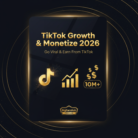 TikTok Growth & Monetize 2026 — Go Viral & Earn From TikTok — BigEarnHub