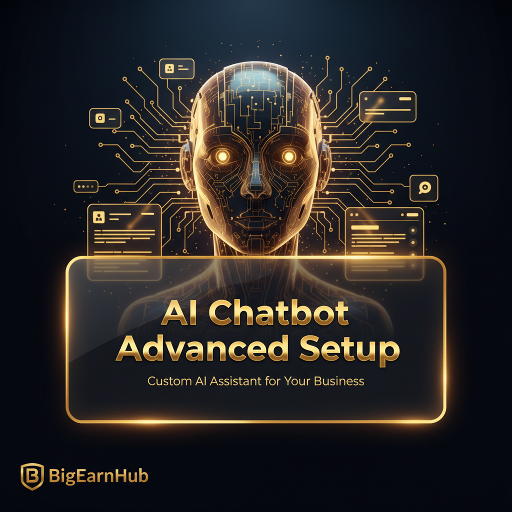 AI Chatbot Advanced Setup — Custom AI Assistant — BigEarnHub