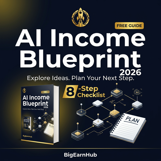 FREE AI Income Blueprint 2026 cover