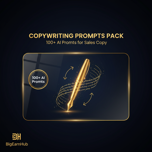 Copywriting Prompts Pack — 100+ AI Prompts for Sales Copy — BigEarnHub