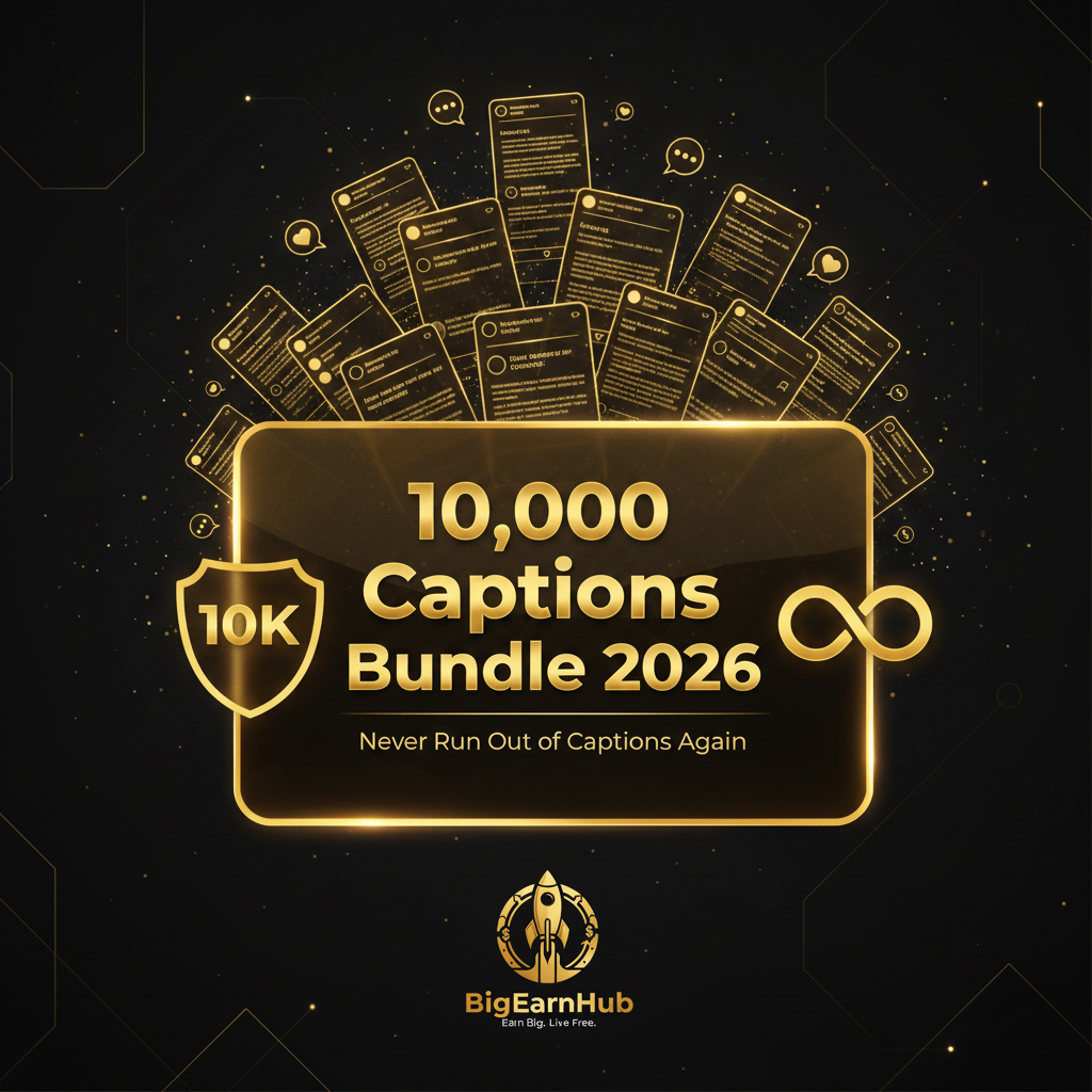 10,000 Captions Bundle 2026 - Never Run Out of Captions Again