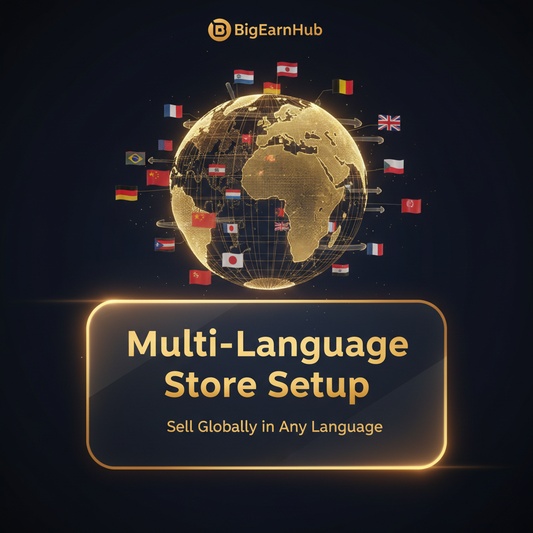 Multi-Language Store Setup — Sell Globally in Any Language — BigEarnHub
