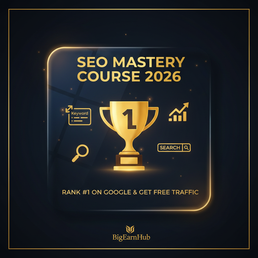SEO Mastery Course 2026 — Rank #1 on Google & Get Free Traffic — BigEarnHub