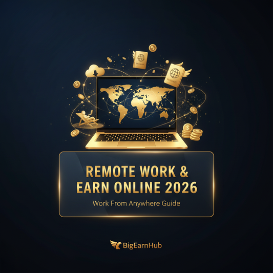 Remote Work & Earn Online 2026 — Work From Anywhere — BigEarnHub