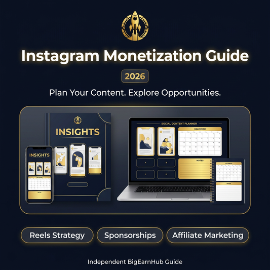 Instagram Monetization Guide 2026 কভার