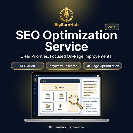 SEO Optimization Service 2026 কভার