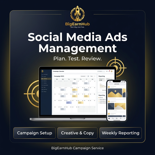 Social Media Ads Management কভার