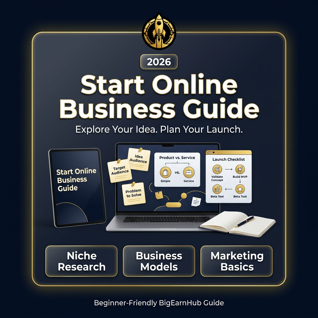 Start Online Business Guide 2026 কভার