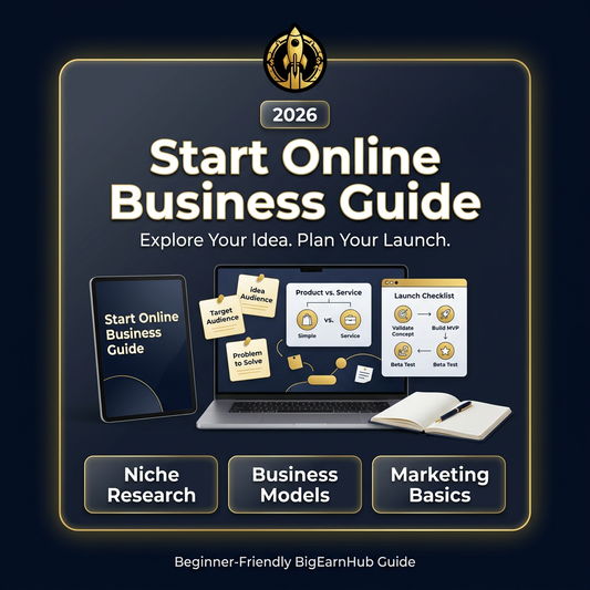 Start Online Business Guide 2026 কভার