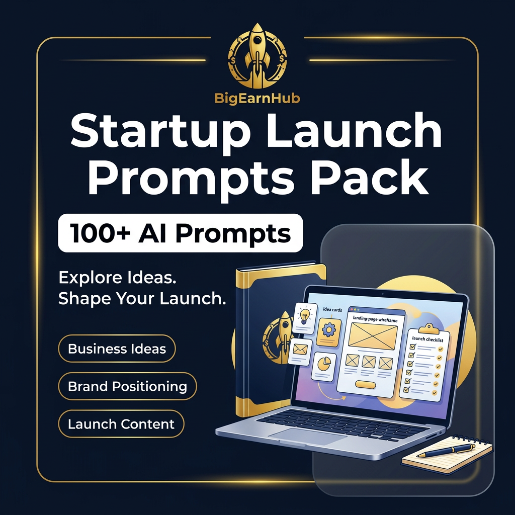 Startup Launch Prompts Pack কভার
