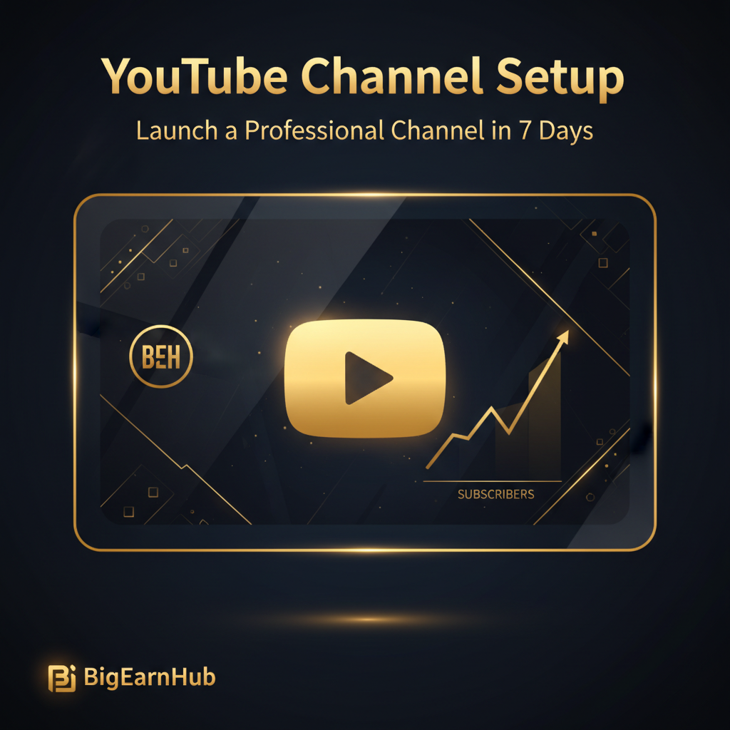 📺 YouTube Channel Setup