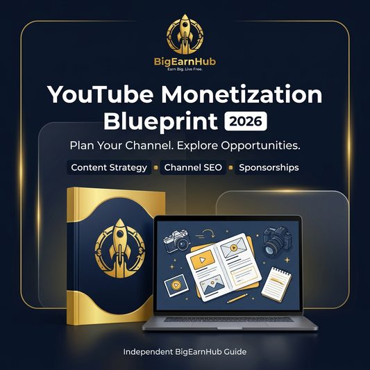 YouTube Monetization Blueprint 2026 কভার